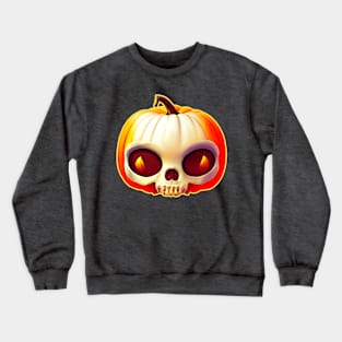 Pumpkin Jack O Lantern Halloween Design Crewneck Sweatshirt